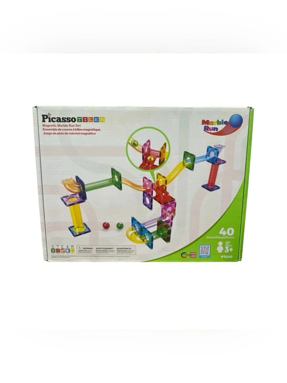 Marble Run Magnetic Building Set - Multicolor